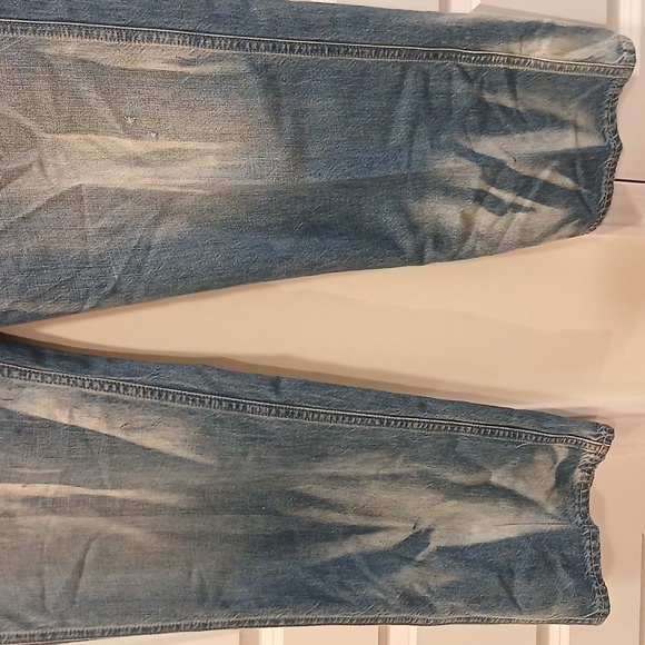 Ralph Lauren Purple Label Collection Driss Wide Leg Denim Jean Size 30 - Picture 4 of 10